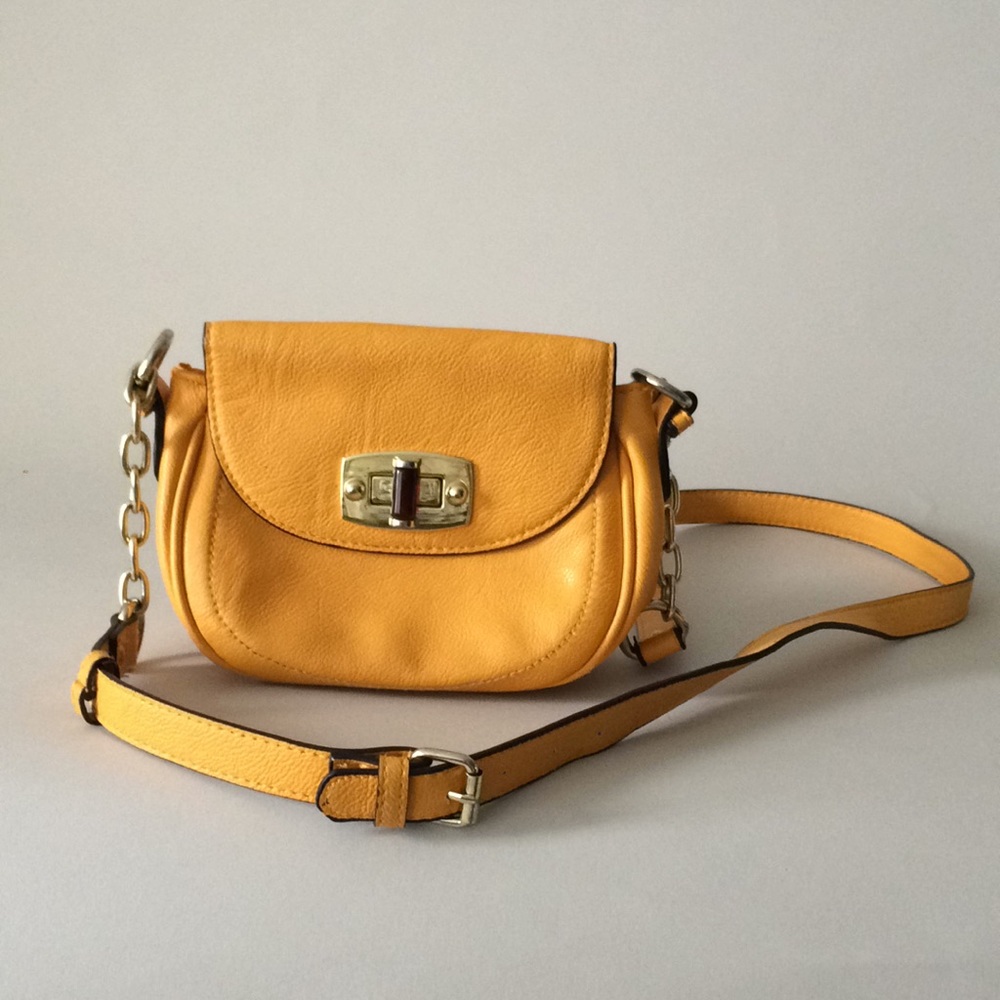 Merona Golden crossbody purse